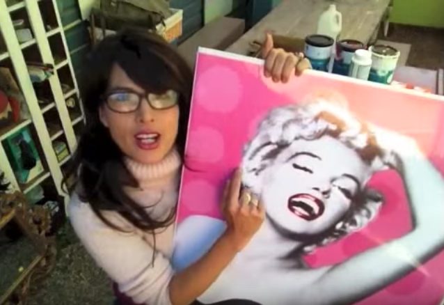 First, she bought two of these Marilyn Monroe posters.