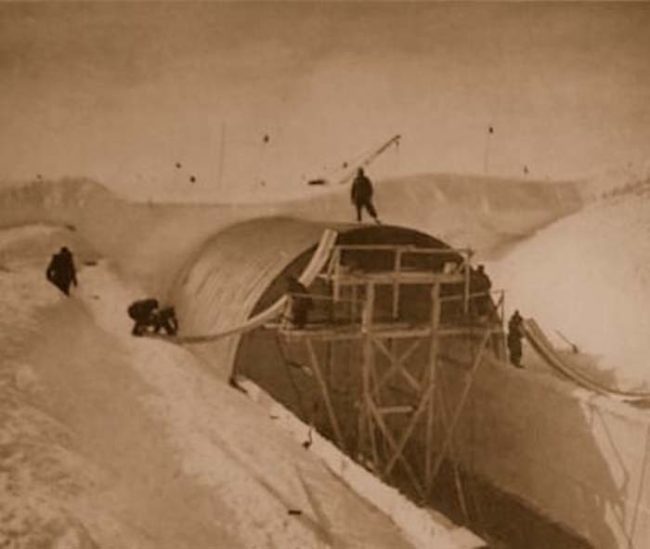 In 1959, the Army Corps of Engineers built a top-secret science station known as Camp Century deep under the arctic ice of northern Greenland. The existence of the base was only known to top military officials and the soldiers who built it.