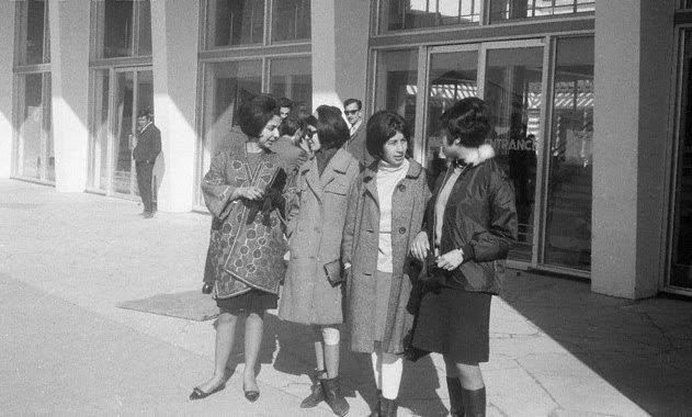 But in the 1960s, many styles were similar to what women wore in the States back then.