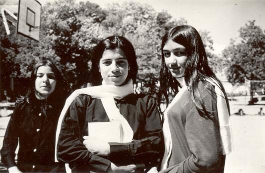 Today, Afghan women have to fight for their education.  But back then, attending high school was required.