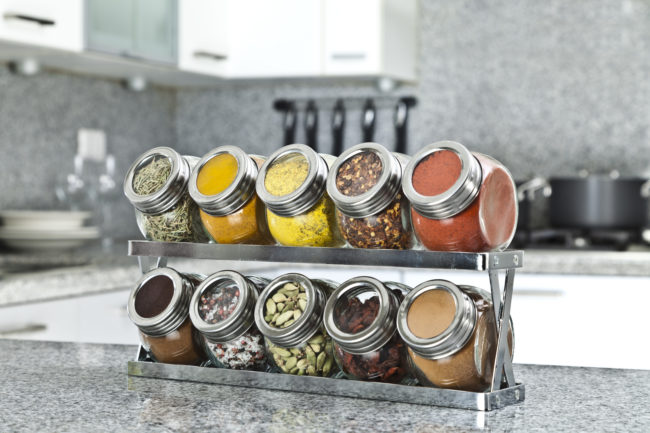 And while you're in the cleaning mood, give your pantry and spice rack a bit of an organizational overhaul.