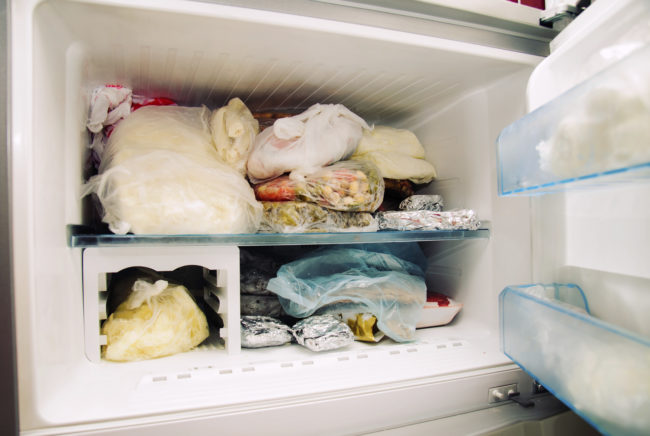 During the summer months, your freezer can become a bit cluttered, so why not give that a proper cleaning as well?