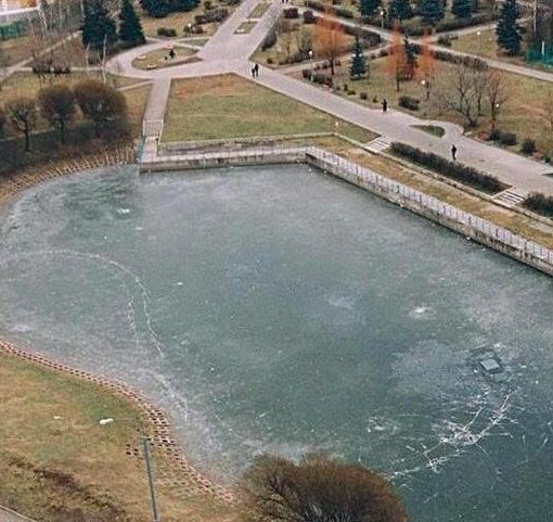 This is what happens when you decide to check how stable the ice is...with your car.