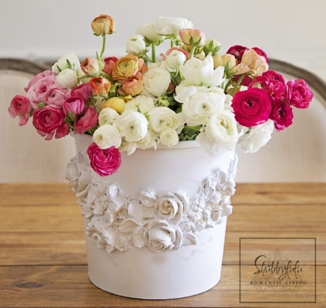 Those old buckets that are collecting dust in your garage could be used to make one-of-a-kind <a href="http://www.shabbyfufublog.com/2015/03/florist-bucket-transformationtrash-to.html" target="_blank">vases</a>.