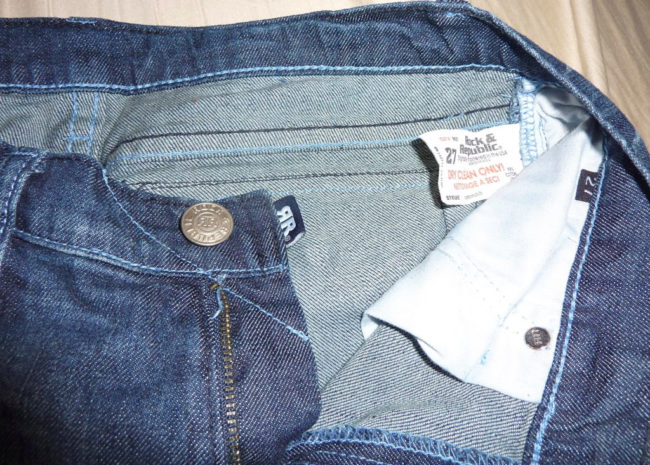 If you can't quite button your jeans after indulging in a huge meal, thread a hair tie through the button hole and pull it over your button for a looser fit. This works great for moms-to-be as well!