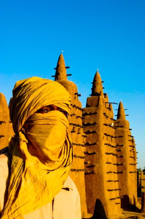 Among the amazing sights they witnessed was the Djenne Mosque in Mali, which is the largest mud structure in the world.