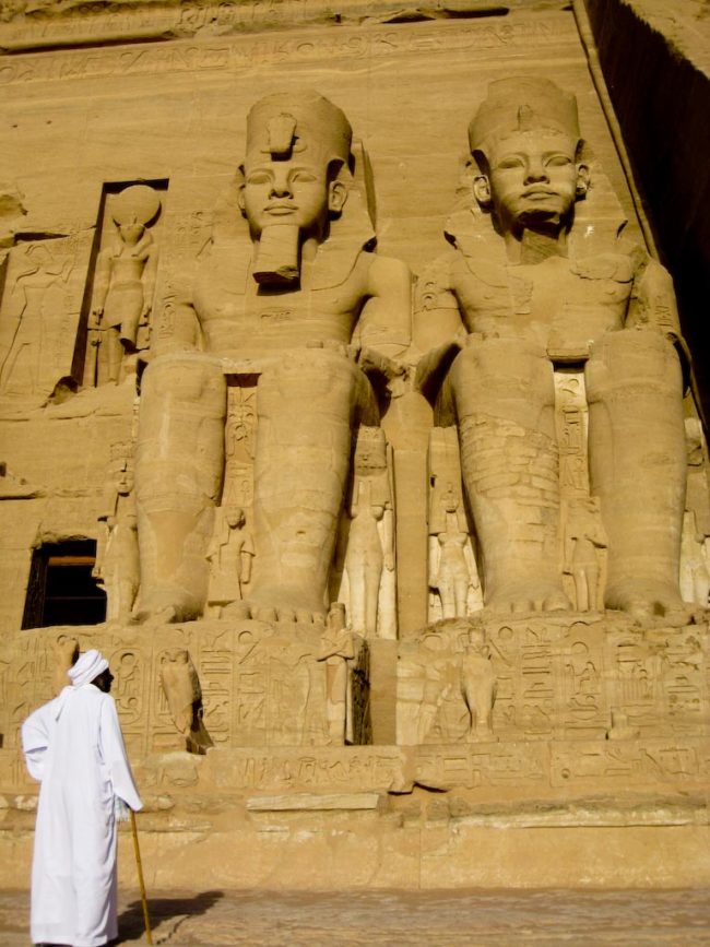 Their last stop in Africa was Egypt, where they saw the amazing Abu Simbel temples.