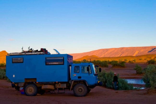 When they reached the Sahara Desert, they camped in this beautiful spot.