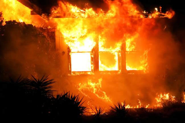 But shortly after they arrived at their vacation house, the place caught fire <strong>three times</strong>.  The flames were found to be caused by bad wiring -- but fueled by their maid's suspicions of Compton, the family fired the nanny.
