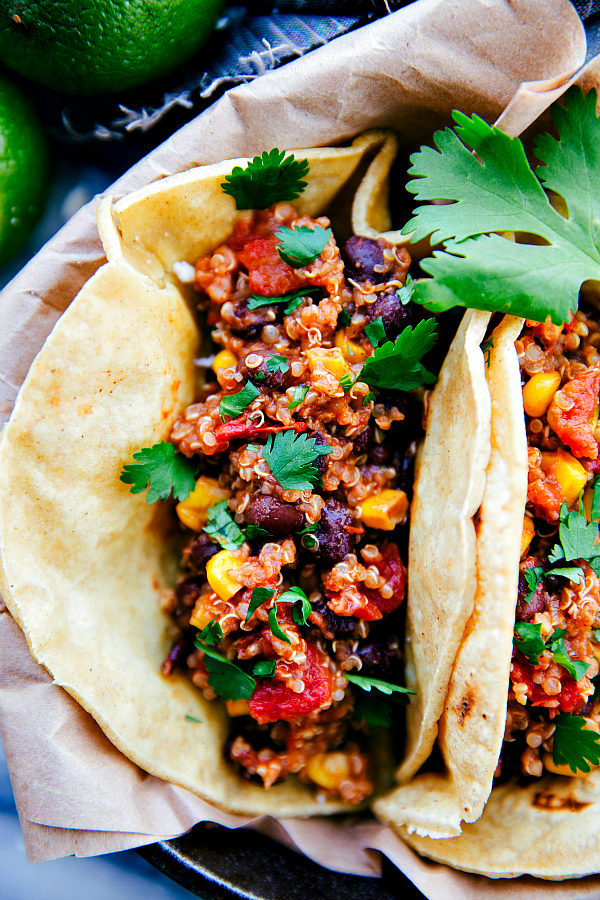 Be a little adventurous and try these tasty <a target="_blank" href="http://www.chelseasmessyapron.com/crockpot-mexican-quinoa-tacos/">Mexican quinoa tacos</a> -- you definitely won't regret it.