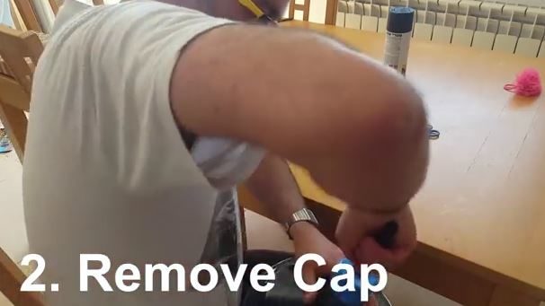 A knife still came in handy to remove the cap, though.