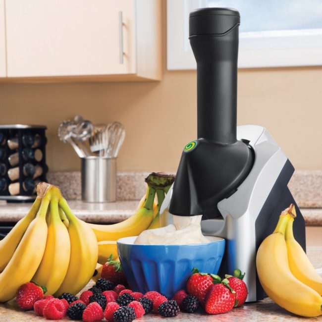There's never a bad time for soft-serve yogurt when you have this <a href="https://www.amazon.com/gp/product/B005083ECS/?_encoding=UTF8&tag=vira0d-20" target="_blank">frozen dessert maker</a> in your kitchen.