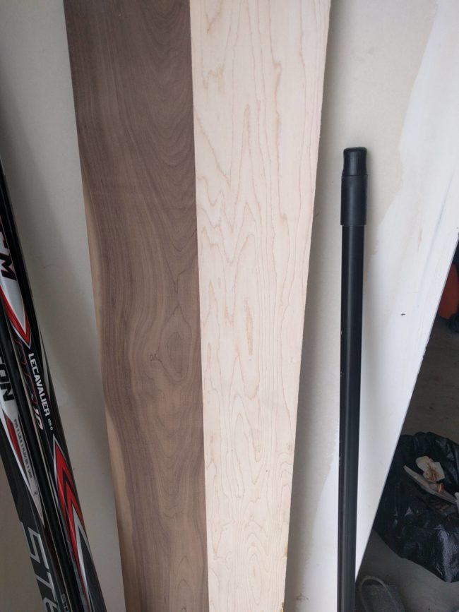 <a href="https://www.reddit.com/user/Thats_Debatable" class="author may-blank id-t2_4xxs1" target="_blank">Thats_Debatable</a> began with two boards -- one maple and one walnut.
