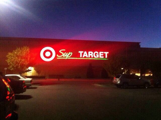 "Sup, Target. How <em>you</em> doin'?"