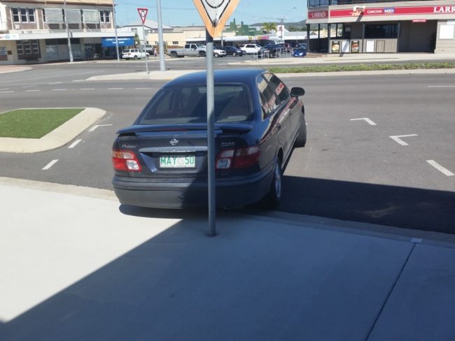 I can't even begin to list all the things wrong with this park job.