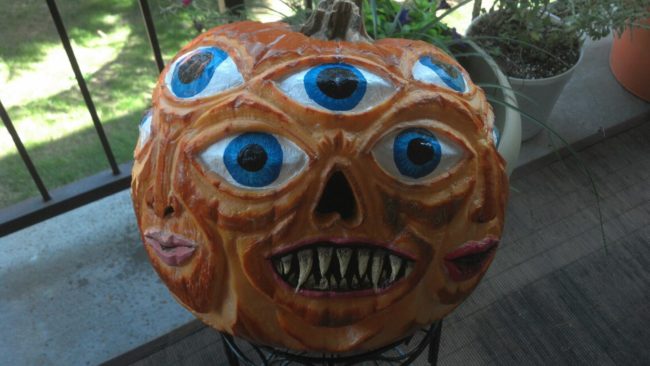 This pumpkin's got his eyes on you.