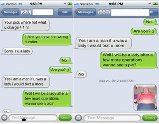 Sexting gone horribly wrong.