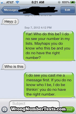 Mayhaps you have the wrong number.