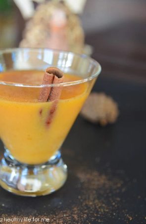 And after they're in bed, the adults can relax with a <a href="http://ahealthylifeforme.com/pumpkin-martini/" target="_blank">pumpkin martini</a> stirred with a cinnamon stick!