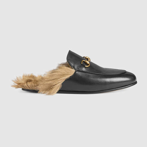 The loafers are lined with fur -- <em>kangaroo</em> fur, to be exact.