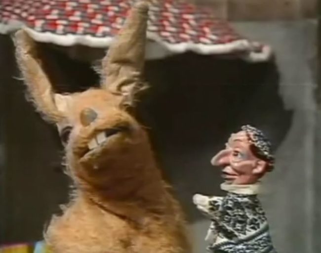 A '70s kids' show called "Pipkins" has a character named Hartley Hare who, besides being generally creepy, gets extremely inappropriate in one episode.