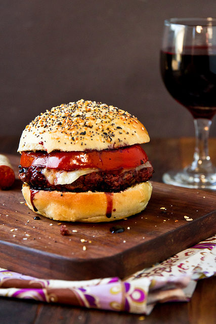 Up the ante on your favorite <a href="http://www.thebrewerandthebaker.com/archives/1196" target="_blank">burger</a> recipe by adding a cup or two of red wine to the mix.