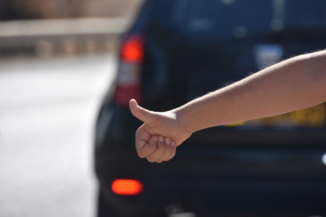 Others have run into black-eyed kids hitchhiking or while sitting in <a href="http://theghostdiaries.com/the-creepy-urban-legend-of-the-black-eyed-kids/" target="_blank">parked cars</a>. They claim to need a ride to a phone, but need permission to enter the vehicle.