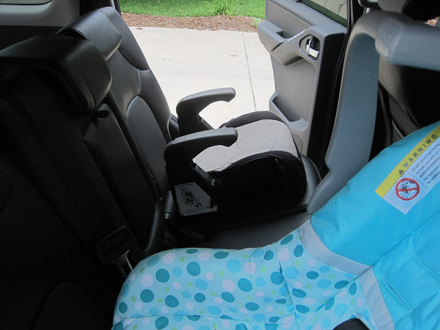 The biggest thing to remember is to check car seat manuals. Even if a child appears to be big enough to ride without a harness or a booster seat, they may not be. Height, weight, and age all factor in to which seat is appropriate.