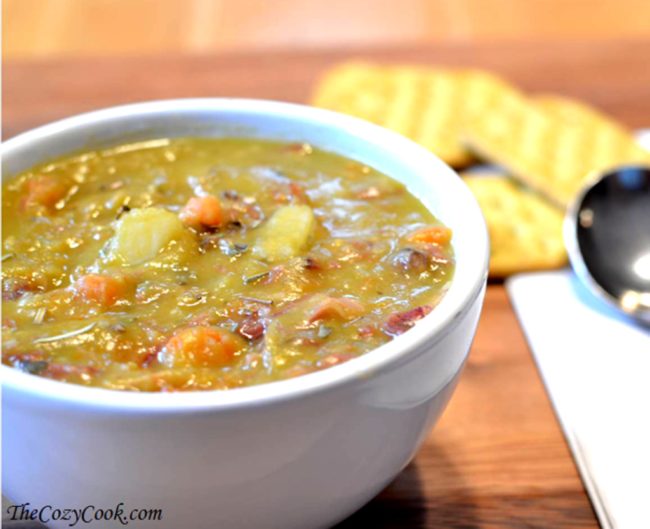 Bring some variety into your meal choices! Even if you don't normally eat peas, soup has a way of making <a href="http://thecozycook.com/moms-best-ever-split-pea-soup/" target="_blank">everything delicious</a>.