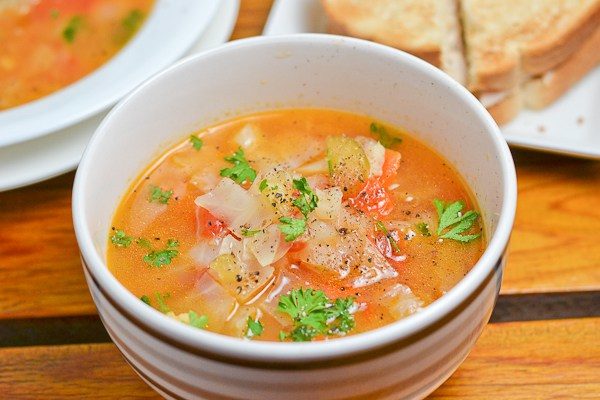 If there's anything that could make me like cabbage, it's this savory soup.