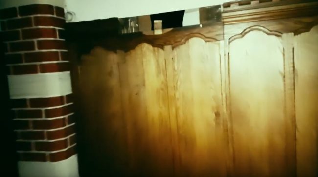 The group also found this door, which revealed another hidden door behind it through the hole.  Who else is dying to know what's in that room?