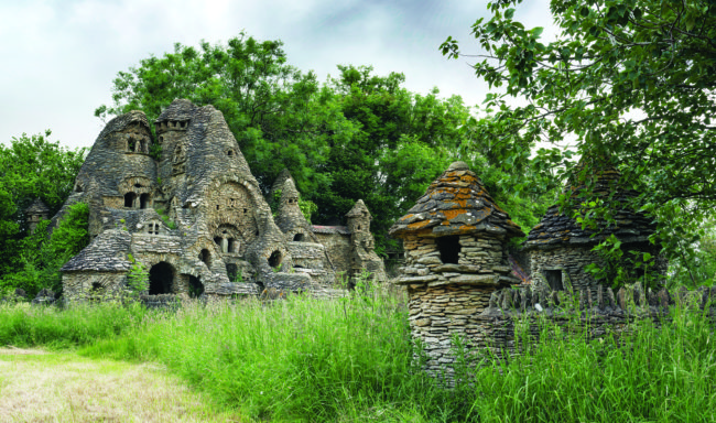 This  extraordinary stone habitation was constructed by one person over the course of 11 years.
