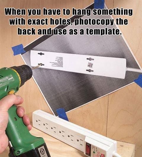 This genius idea will save you a ton of time and keep you from drilling unnecessary holes.