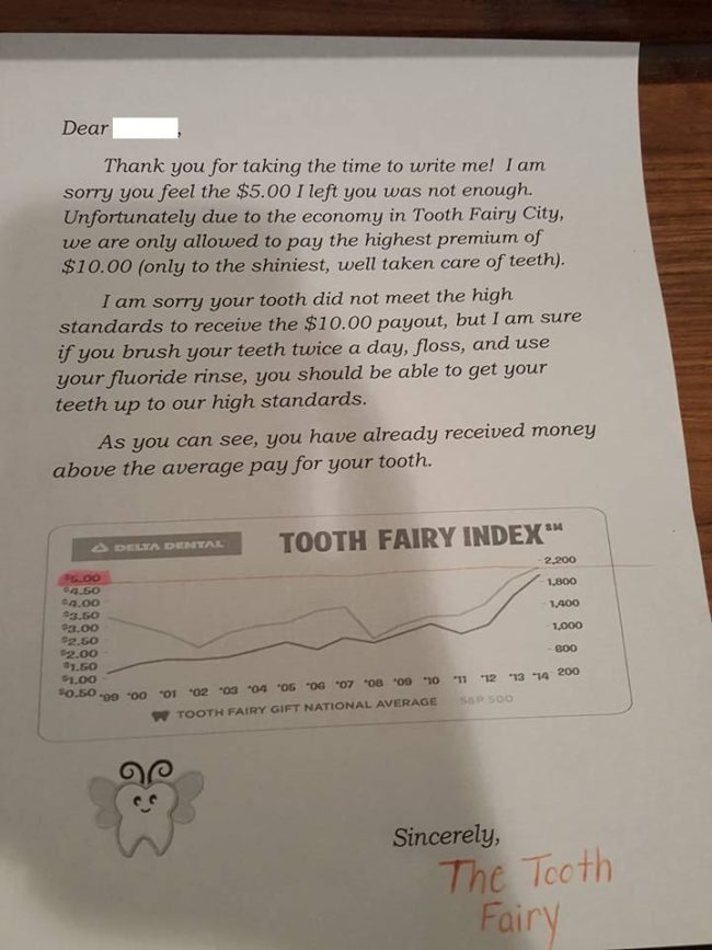 Too bad the Tooth Fairy already thought of an answer! 