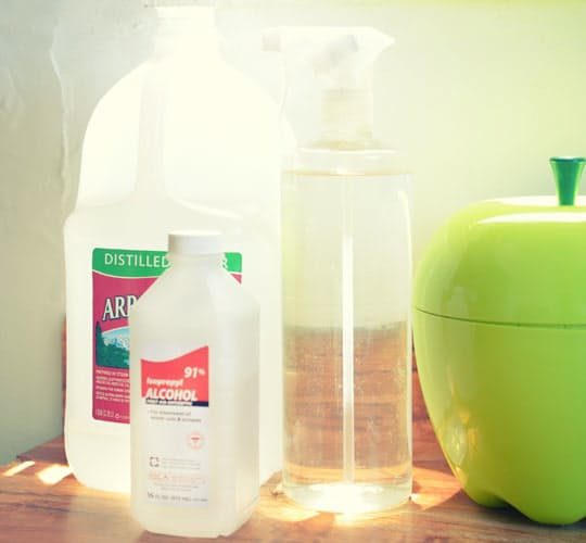 Create a simple electronics cleaner with distilled water and isopropyl alcohol.