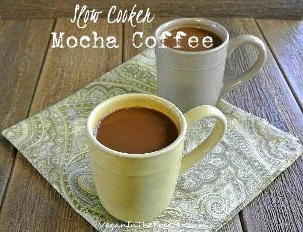 Whether it's to help you wake up in the morning or pair with dessert at night, <a href="http://veganinthefreezer.com/slow-cooker-mocha-coffee/" target="_blank">mocha coffee</a> is a decadent winter drink.