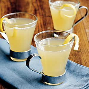 A toasty alcoholic option for your slow cooker is this <a href="http://www.myrecipes.com/recipe/ginger-lemon-hot-toddies" target="_blank">ginger lemon hot toddy</a>.