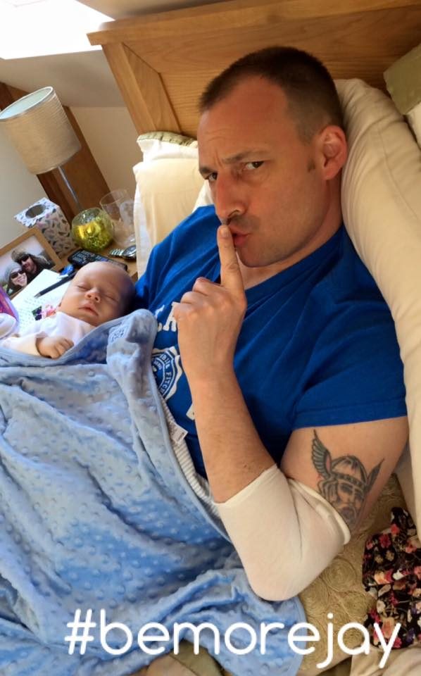 However, just three months before his son's due date, Jay was given a deadly cancer diagnosis.
