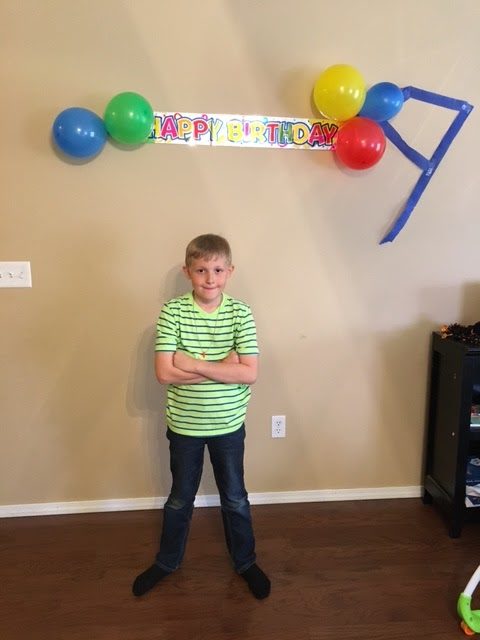 Mahlon had reported that at least four of his friends planned to be at his party. He couldn't wait to share his big day with them.