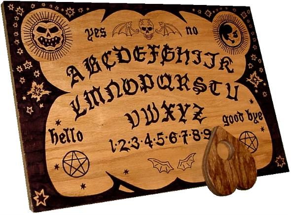 Contemporary ouija boards are slightly more ornate, and this one is likely similar to the one two Peruvian boys recently used when a pamphlet claimed it could help them "contact the devil."