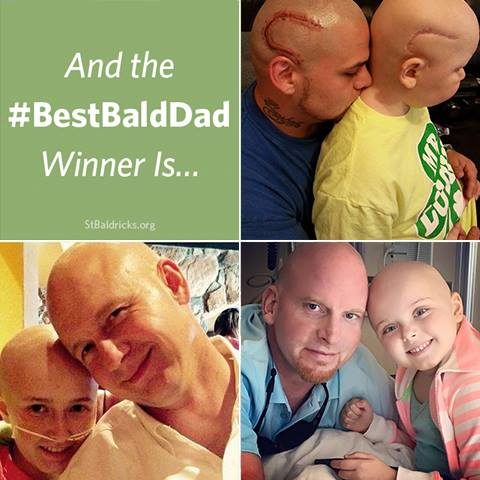 Josh even won the #BestBaldDad competition from the <a href="https://www.stbaldricks.org/be-a-shavee?gclid=Cj0KEQiA4JnCBRDQ5be3nKCPhpwBEiQAjwN1bk_Z4KNq0qUUDy6RpQFY2ZlGaLbptoKyQRQxGiLWdx4aArXb8P8HAQ" target="_blank">St. Baldrick's Foundation</a>, which supports families experiencing childhood cancer. 