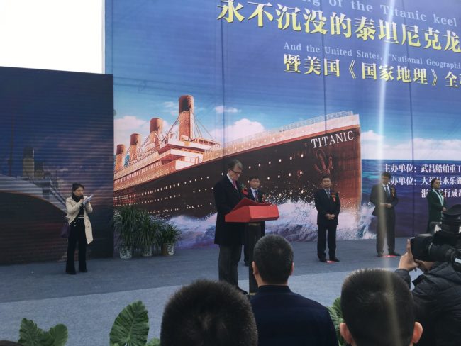 Chinese officials have announced that they are in the process of building a full-size replica of the doomed boat called the "New Titanic."
