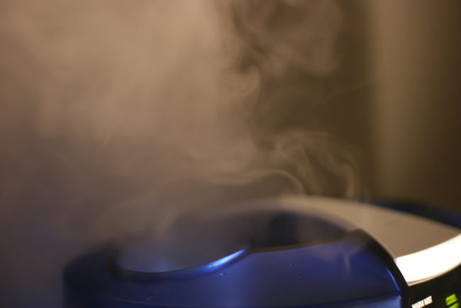 Dry air contributes to static buildup, so getting a humidifier for your home can help prevent it.