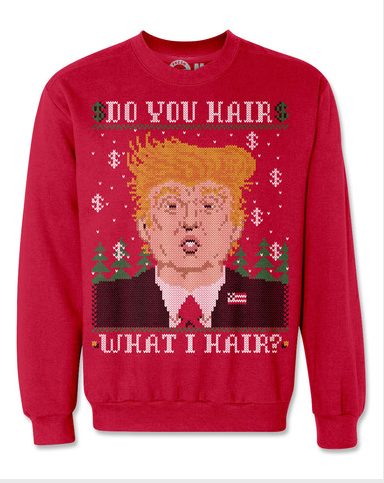 Because there's nothing uglier than bringing politics to a harmless Christmas party.