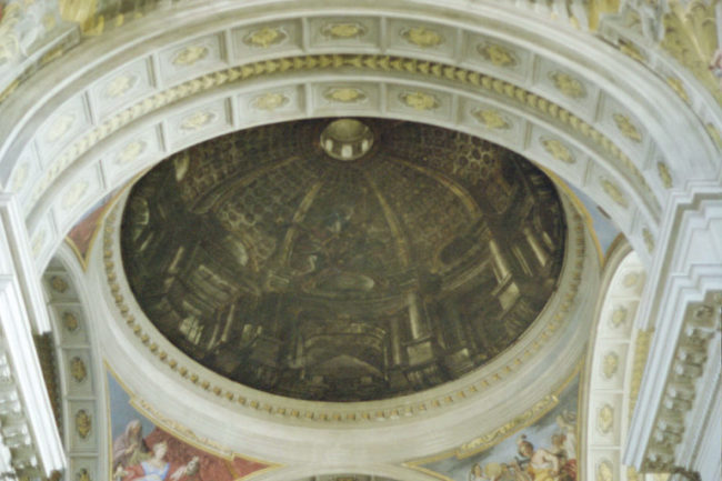 Pozzo was praised for his work that allowed the church to honor Saint Ignazio as was initially intended.