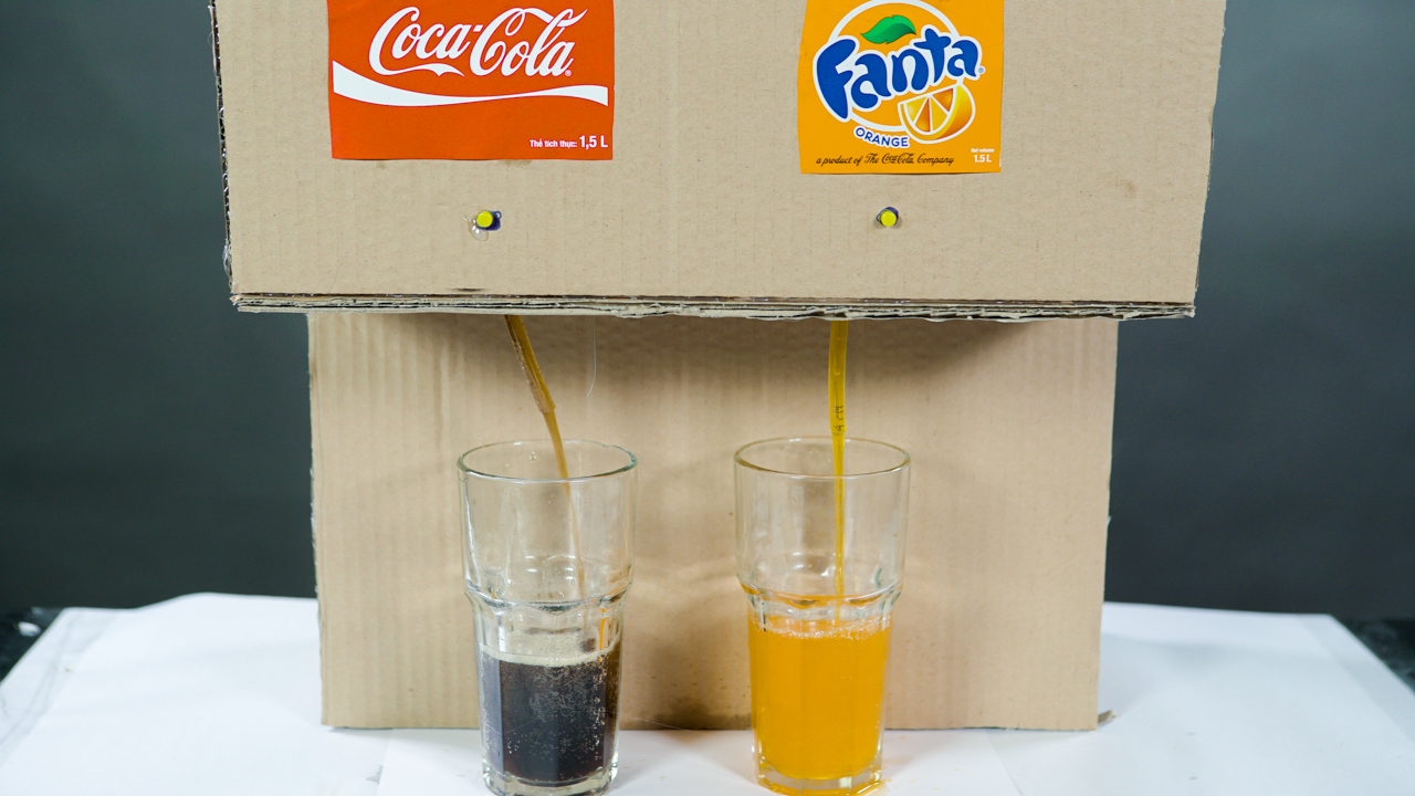 How to Make Coca Cola Soda Fountain Machine with 3 ...